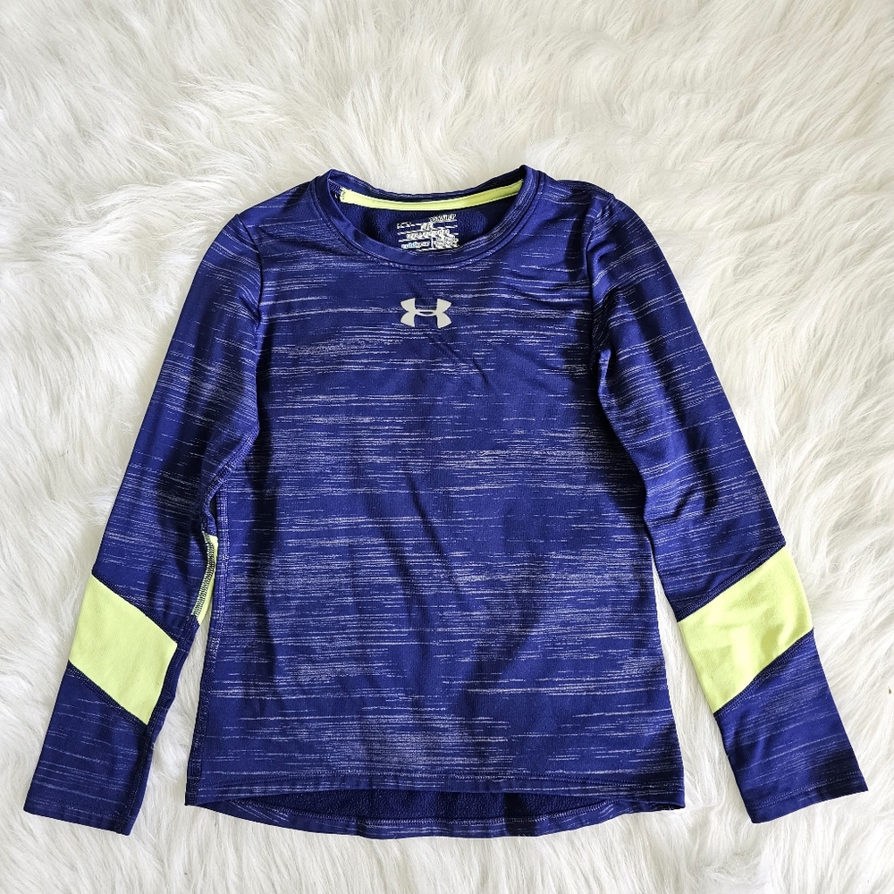 Under Armour girls long sleeve top size S